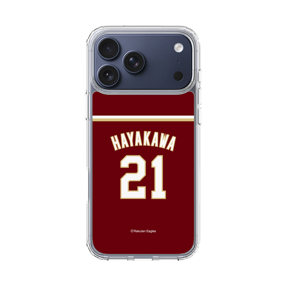スリムプロテクションケース［ 楽天イーグルス - #21 Hayakawa - ビジター ］