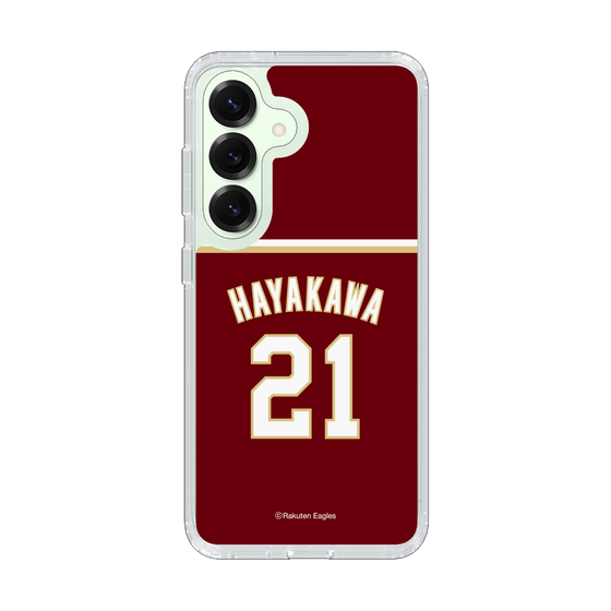 スリムプロテクションケース［ 楽天イーグルス - #21 Hayakawa -ビジター ］