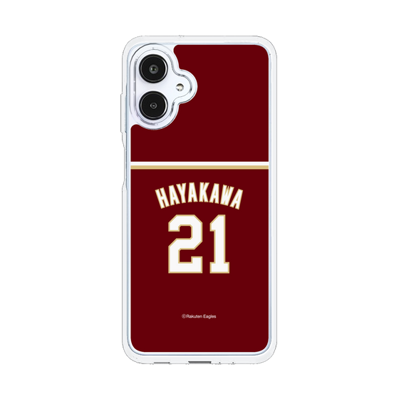 スリムプロテクションケース［ 楽天イーグルス - #21 Hayakawa - ビジター ］