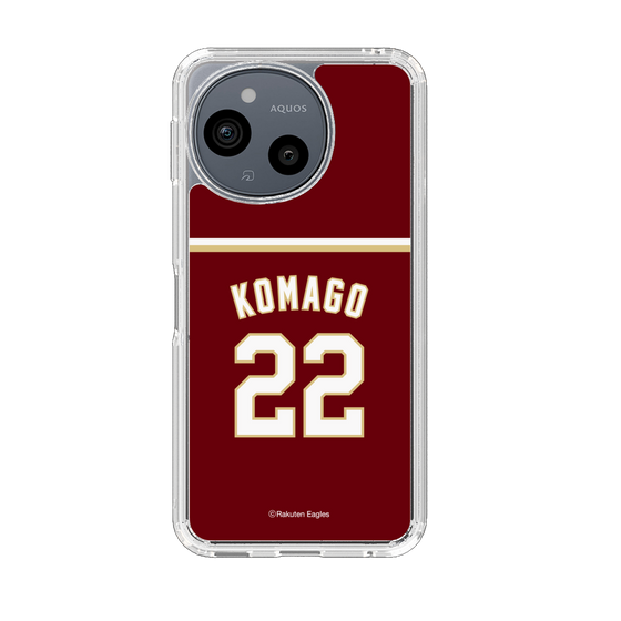 スリムプロテクションケース［ 楽天イーグルス - #22 Komago - ビジター ］