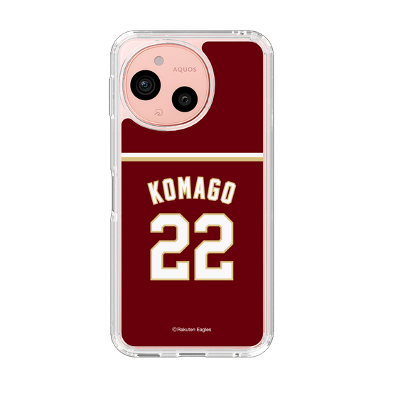 スリムプロテクションケース［ 楽天イーグルス - #22 Komago - ビジター ］
