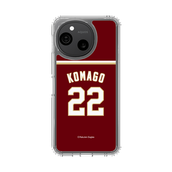 スリムプロテクションケース［ 楽天イーグルス - #22 Komago - ビジター ］