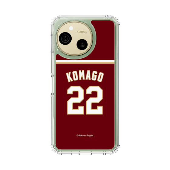 スリムプロテクションケース［ 楽天イーグルス - #22 Komago - ビジター ］