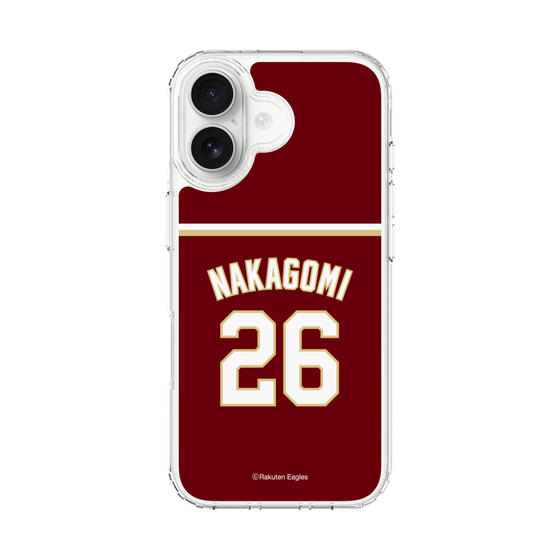 スリムプロテクションケース［ 楽天イーグルス - #26 Nakagomi - ビジター ］