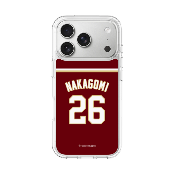 スリムプロテクションケース［ 楽天イーグルス - #26 Nakagomi - ビジター ］
