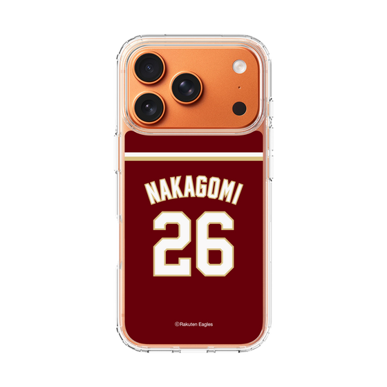 スリムプロテクションケース［ 楽天イーグルス - #26 Nakagomi - ビジター ］