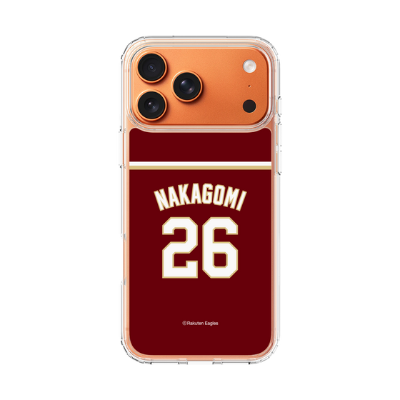 スリムプロテクションケース［ 楽天イーグルス - #26 Nakagomi - ビジター ］