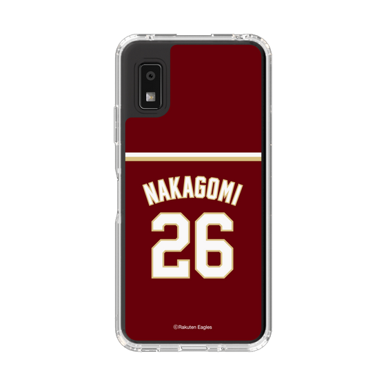 スリムプロテクションケース［ 楽天イーグルス - #26 Nakagomi - ビジター ］