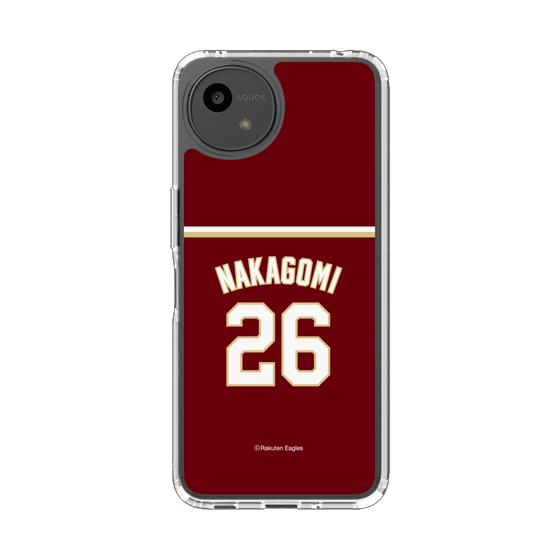 スリムプロテクションケース［ 楽天イーグルス - #26 Nakagomi - ビジター ］