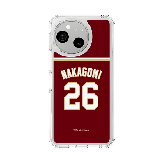 スリムプロテクションケース［ 楽天イーグルス - #26 Nakagomi - ビジター ］