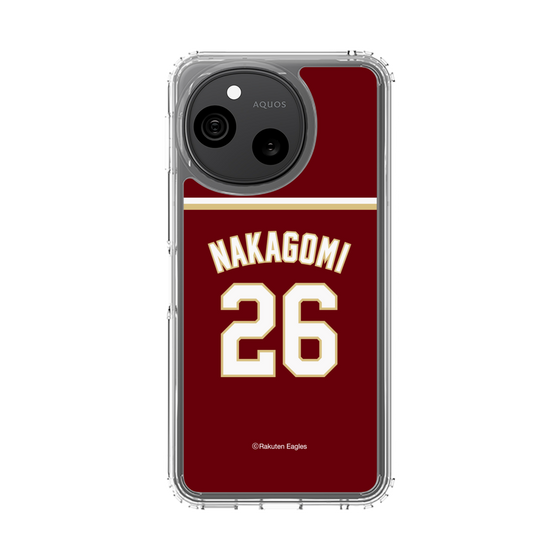 スリムプロテクションケース［ 楽天イーグルス - #26 Nakagomi - ビジター ］