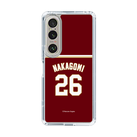 スリムプロテクションケース［ 楽天イーグルス - #26 Nakagomi -ビジター ］