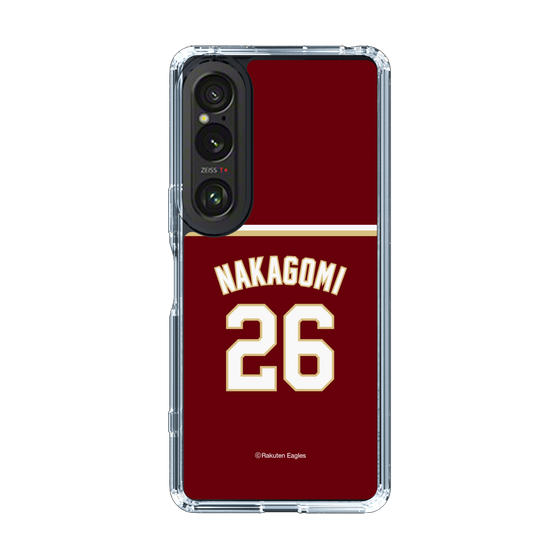 スリムプロテクションケース［ 楽天イーグルス - #26 Nakagomi -ビジター ］