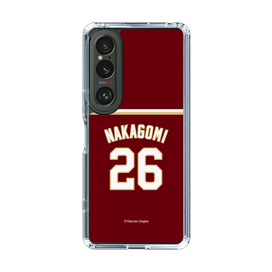 スリムプロテクションケース［ 楽天イーグルス - #26 Nakagomi -ビジター ］