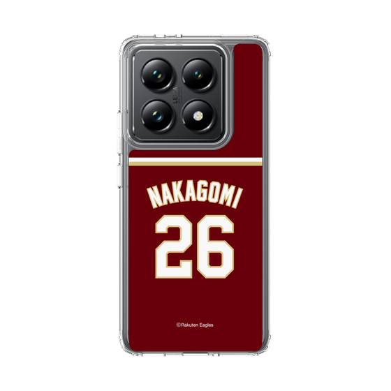 スリムプロテクションケース［ 楽天イーグルス - #26 Nakagomi - ビジター ］