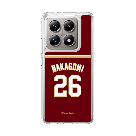 スリムプロテクションケース［ 楽天イーグルス - #26 Nakagomi - ビジター ］