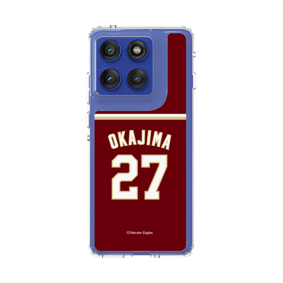スリムプロテクションケース［ 楽天イーグルス - #27 Okajima - ビジター ］