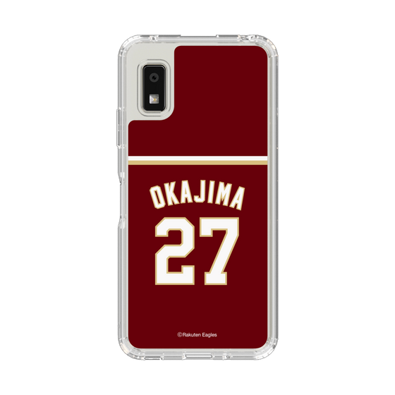 スリムプロテクションケース［ 楽天イーグルス - #27 Okajima - ビジター ］