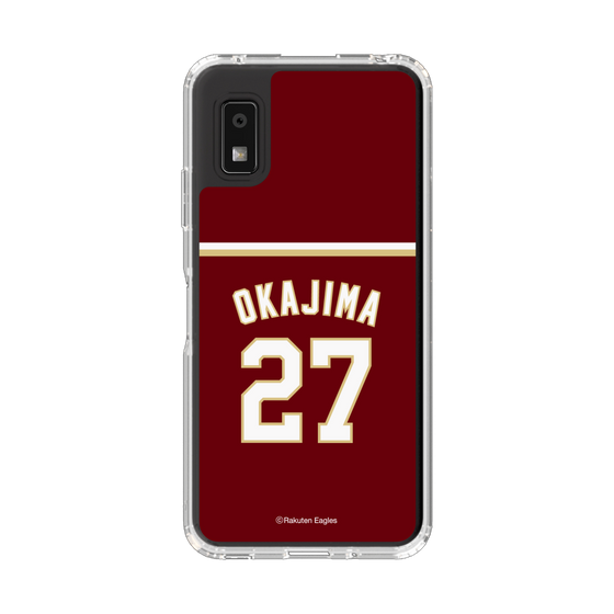 スリムプロテクションケース［ 楽天イーグルス - #27 Okajima - ビジター ］