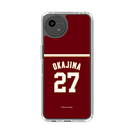 スリムプロテクションケース［ 楽天イーグルス - #27 Okajima - ビジター ］
