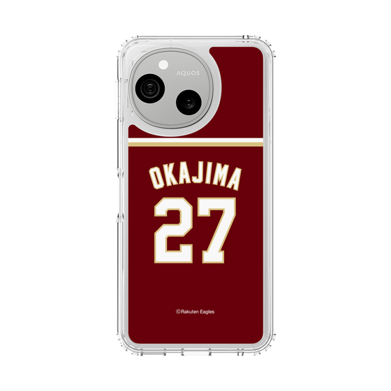 スリムプロテクションケース［ 楽天イーグルス - #27 Okajima - ビジター ］