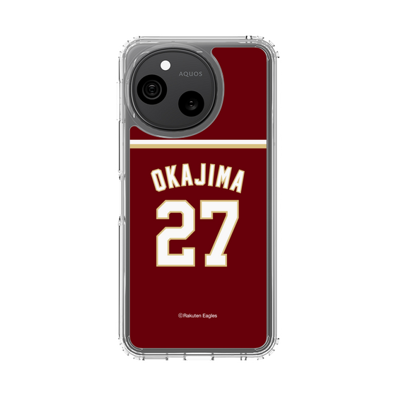 スリムプロテクションケース［ 楽天イーグルス - #27 Okajima - ビジター ］