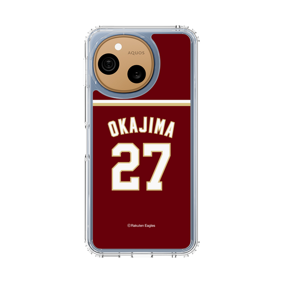 スリムプロテクションケース［ 楽天イーグルス - #27 Okajima - ビジター ］