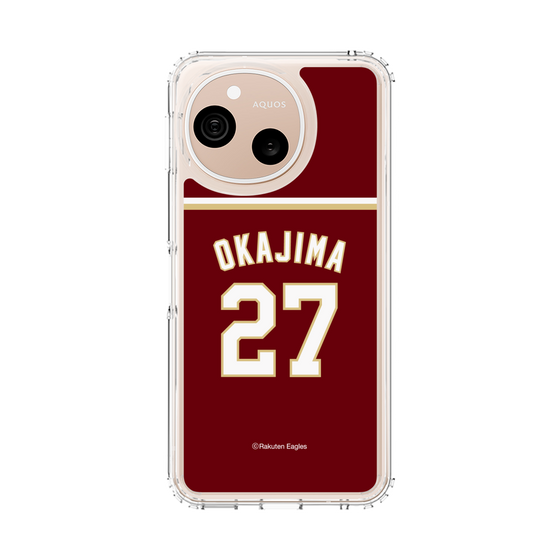 スリムプロテクションケース［ 楽天イーグルス - #27 Okajima - ビジター ］