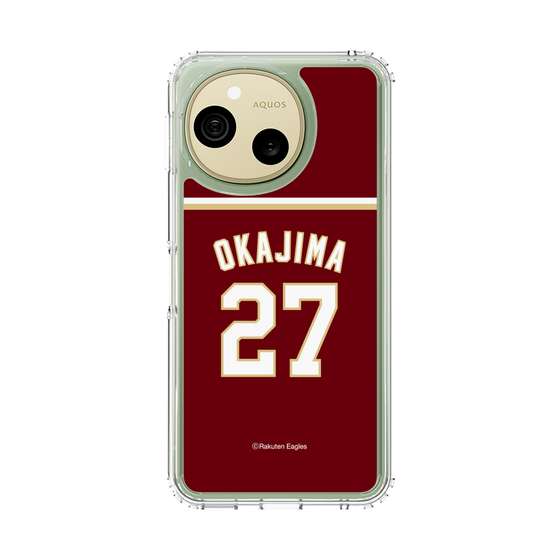 スリムプロテクションケース［ 楽天イーグルス - #27 Okajima - ビジター ］