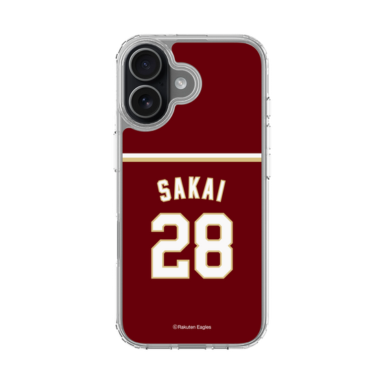 スリムプロテクションケース［ 楽天イーグルス - #28 Sakai - ビジター ］