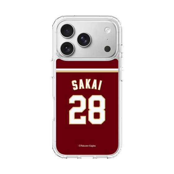 スリムプロテクションケース［ 楽天イーグルス - #28 Sakai - ビジター ］