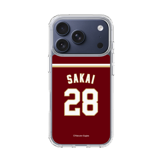 スリムプロテクションケース［ 楽天イーグルス - #28 Sakai - ビジター ］