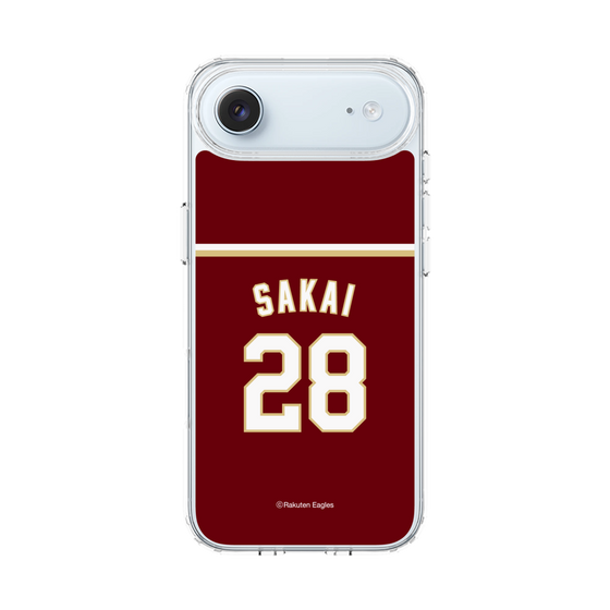 スリムプロテクションケース［ 楽天イーグルス - #28 Sakai - ビジター ］