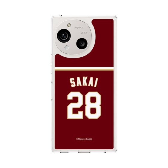 スリムプロテクションケース［ 楽天イーグルス - #28 Sakai - ビジター ］