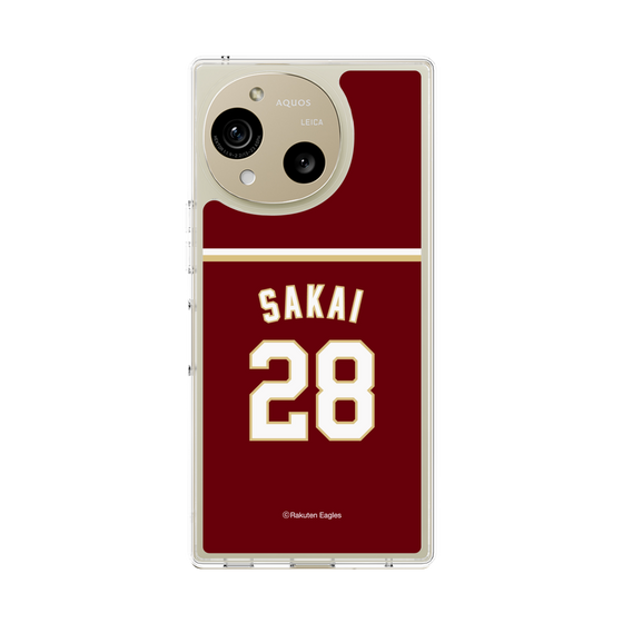 スリムプロテクションケース［ 楽天イーグルス - #28 Sakai - ビジター ］