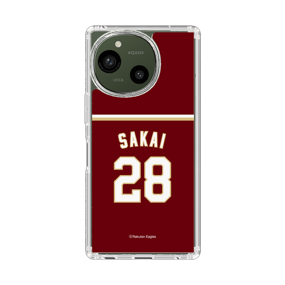 スリムプロテクションケース［ 楽天イーグルス - #28 Sakai - ビジター ］