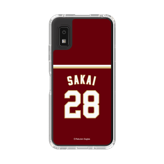 スリムプロテクションケース［ 楽天イーグルス - #28 Sakai - ビジター ］