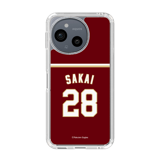 スリムプロテクションケース［ 楽天イーグルス - #28 Sakai - ビジター ］
