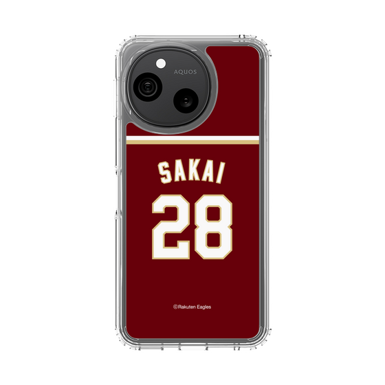 スリムプロテクションケース［ 楽天イーグルス - #28 Sakai - ビジター ］
