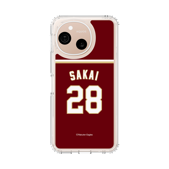 スリムプロテクションケース［ 楽天イーグルス - #28 Sakai - ビジター ］
