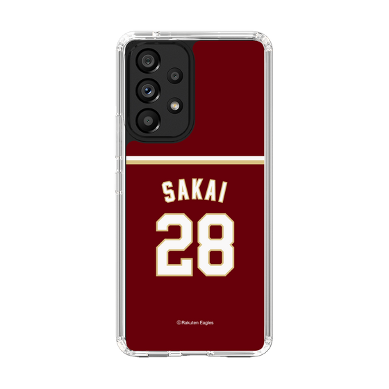スリムプロテクションケース［ 楽天イーグルス - #28 Sakai -ビジター ］