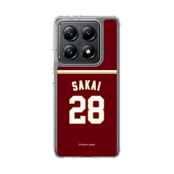 スリムプロテクションケース［ 楽天イーグルス - #28 Sakai - ビジター ］