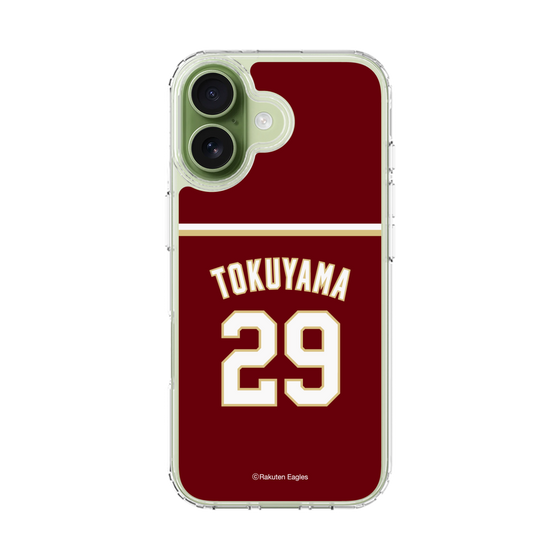 スリムプロテクションケース［ 楽天イーグルス - #29 Tokuyama - ビジター ］