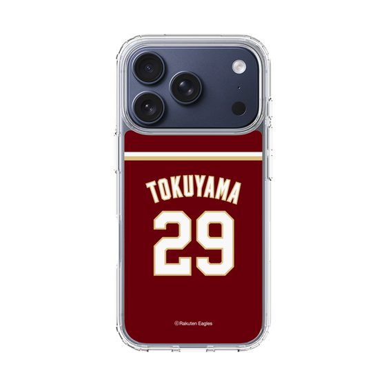スリムプロテクションケース［ 楽天イーグルス - #29 Tokuyama - ビジター ］