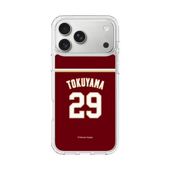 スリムプロテクションケース［ 楽天イーグルス - #29 Tokuyama - ビジター ］