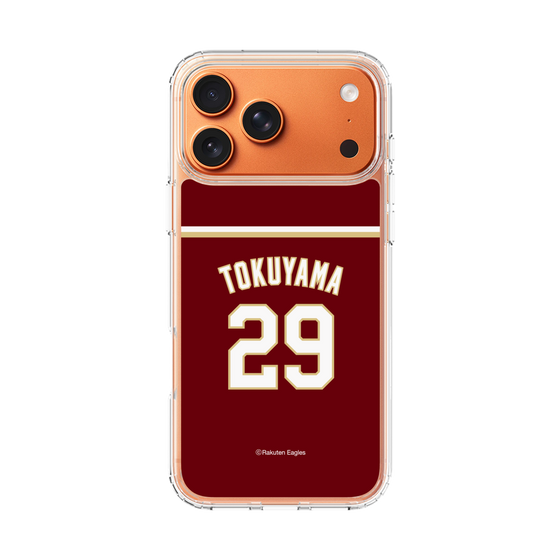 スリムプロテクションケース［ 楽天イーグルス - #29 Tokuyama - ビジター ］