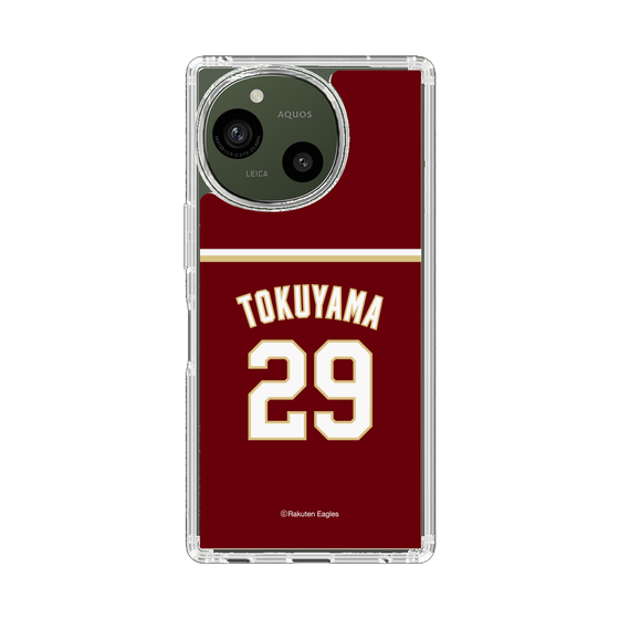 スリムプロテクションケース［ 楽天イーグルス - #29 Tokuyama - ビジター ］