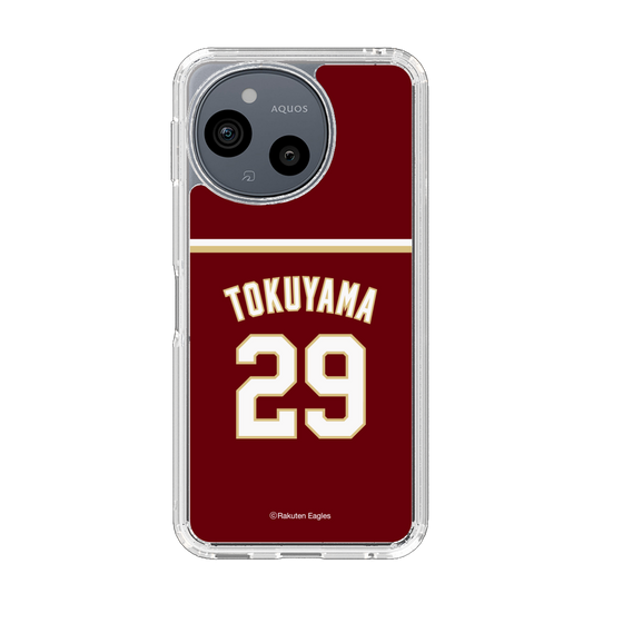 スリムプロテクションケース［ 楽天イーグルス - #29 Tokuyama - ビジター ］