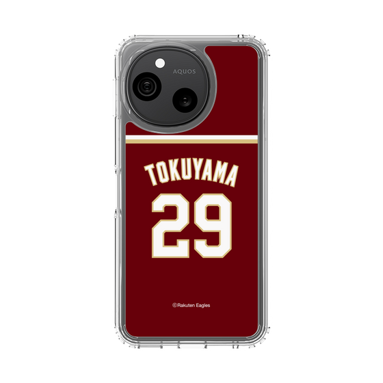 スリムプロテクションケース［ 楽天イーグルス - #29 Tokuyama - ビジター ］