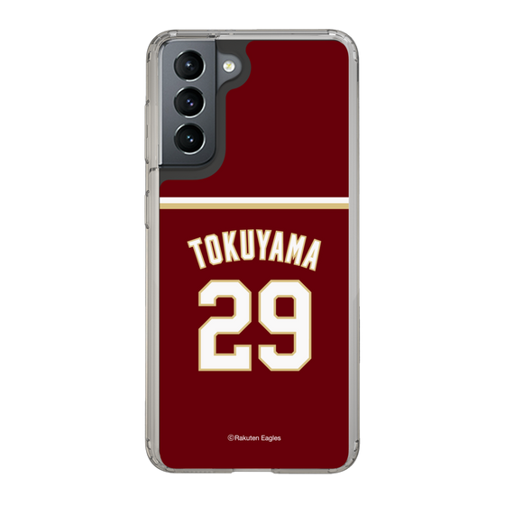 スリムプロテクションケース［ 楽天イーグルス - #29 Tokuyama -ビジター ］
